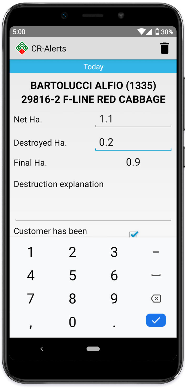 Crop Report System